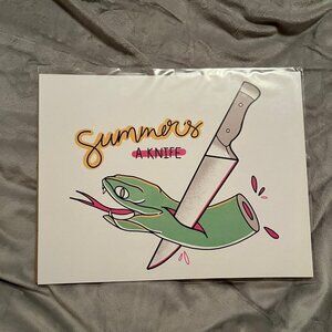 Taylor Swift Lover Cruel Summer - Snake Fan Art PRINT 8.5x11